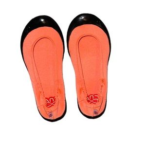 Luv Footwear Dream Flat Neon Orange Youth Size 12